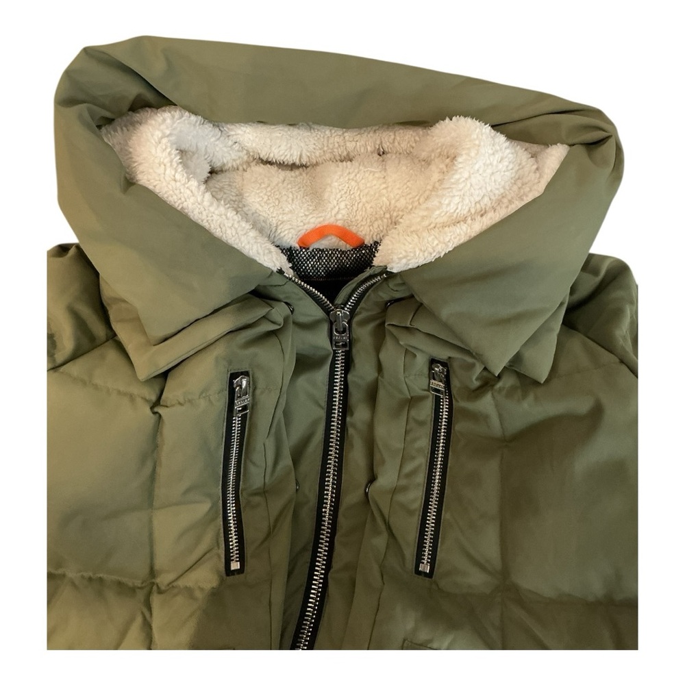 Orolay Women’s Olive Green Puffer Jacket Size Small Hooded Winter Coat - Picture 12 of 12
